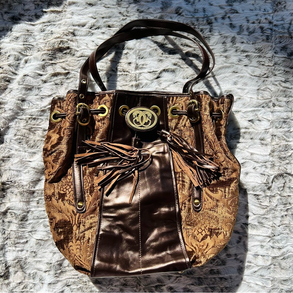 Sharif Velvet Shoulder Bag